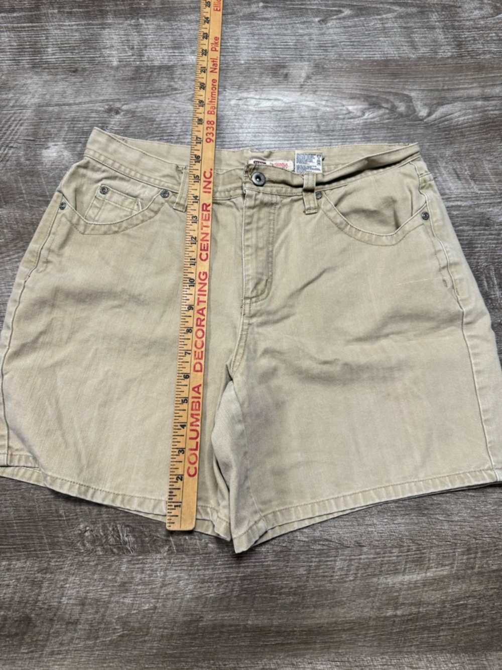 Faded Glory Vintage 100% Cotton High Waist Shorts Size 10 - Picture 2 of 6